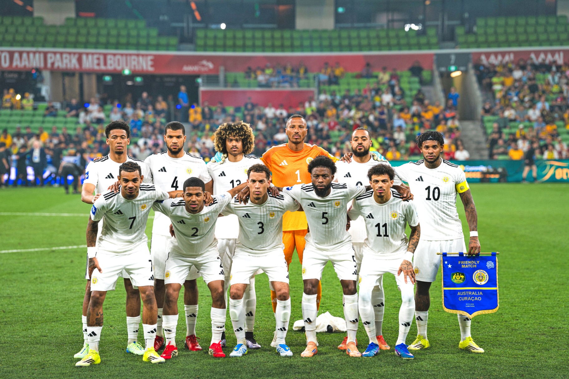 Blue Wave on the world stage — Australia vs. Curaçao, AAMI Park, Melbourne.